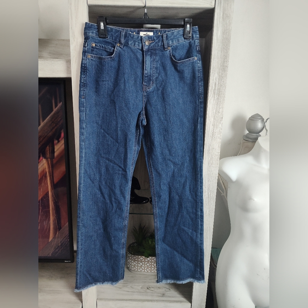 Kate Spade Classic Blue Women's Jeans Straight Legs, Waist 28"